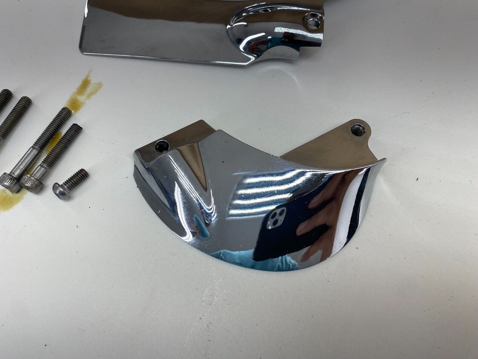 2005 YAMAHA ROYAL STAR 1300 XVZ1300CT Tour Deluxe Chrome Left Side Engine Cover