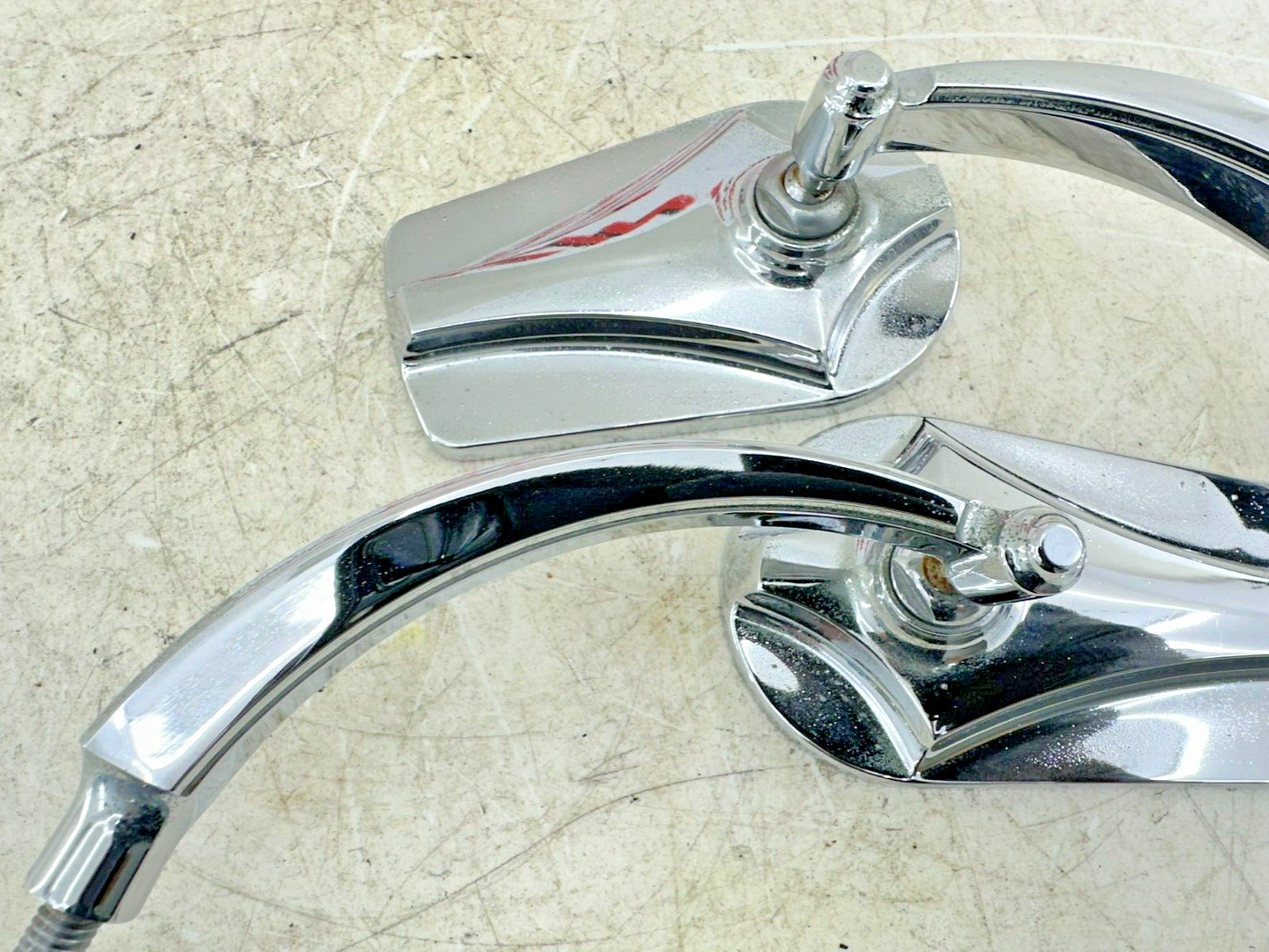 2002 HARLEY DYNA LOW RIDER Chrome Right Left Rear View Mirrors