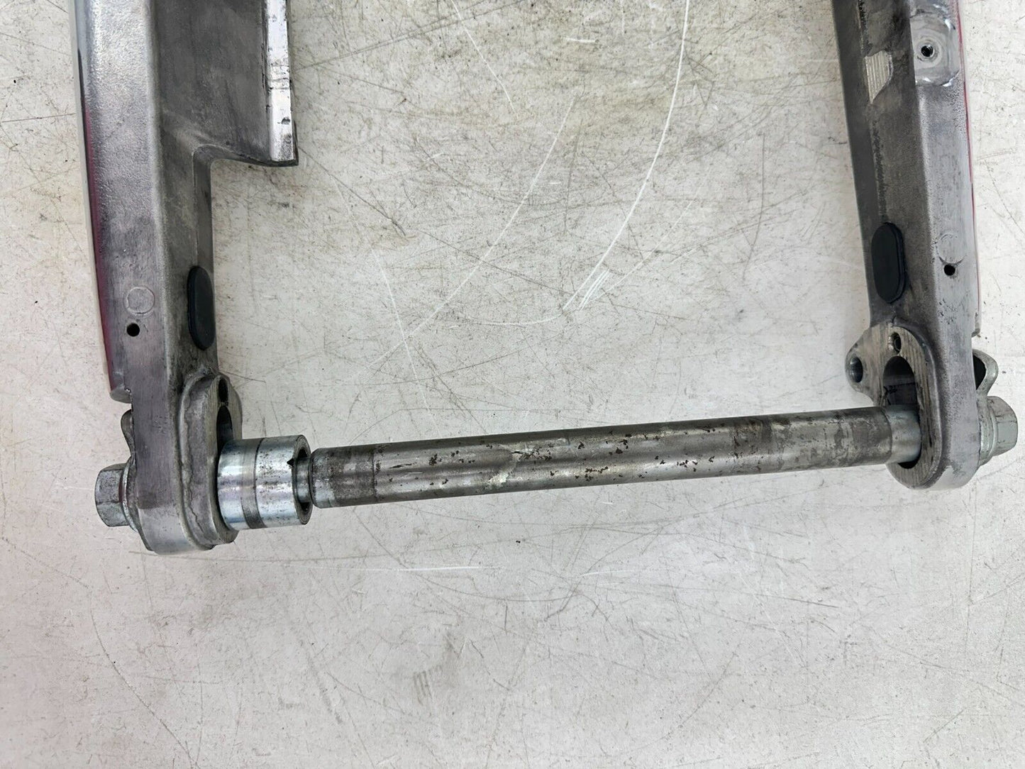 2003 Harley Davidson V Rod VRSCA Swingarm Polished W/ Axle + Mounting Bolt