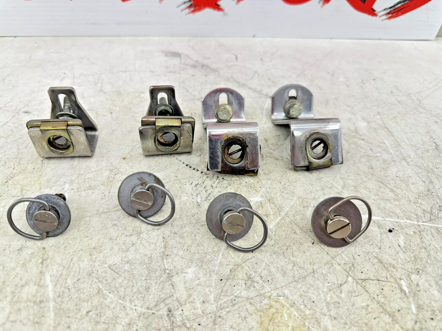 2003 HARLEY ELECTRA GLIDE classic Saddlebag Docking Mounting Hardware Pins