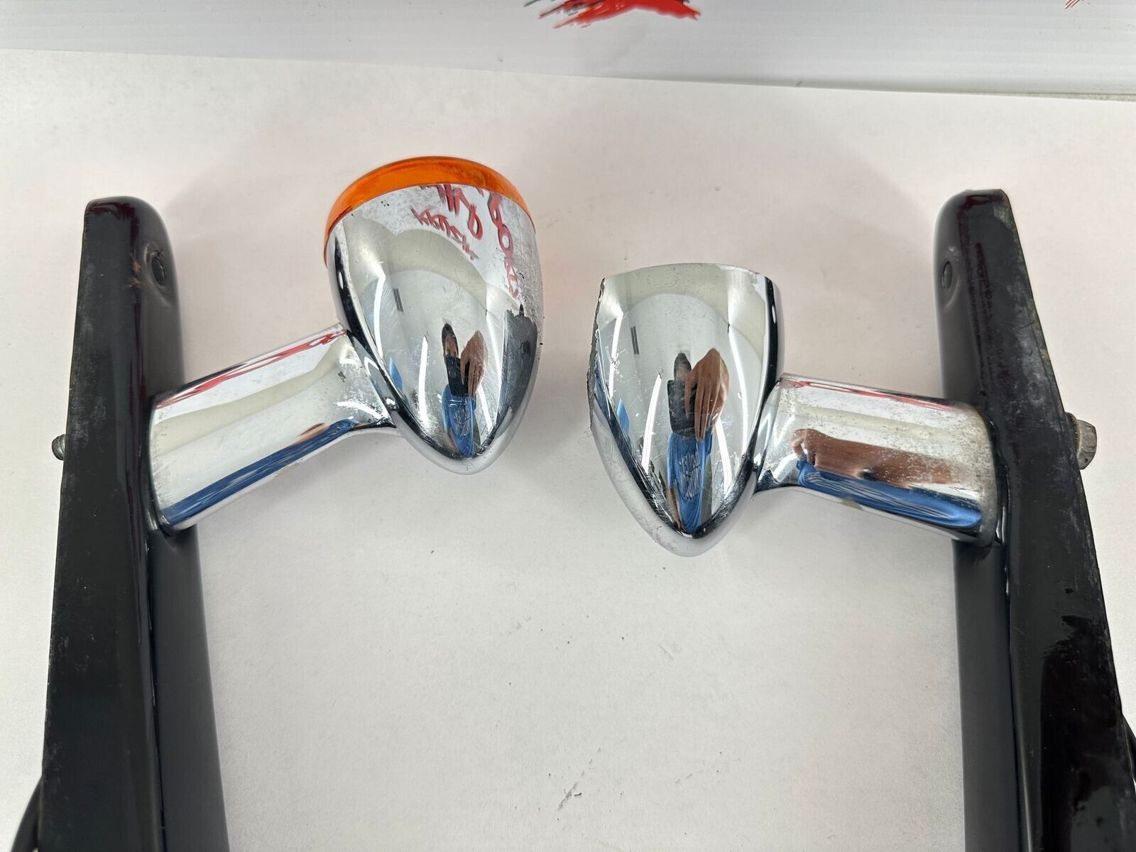 2007 HARLEY SPORTSTER CUSTOM Rear Frame Fender Cover + Turn Signal
