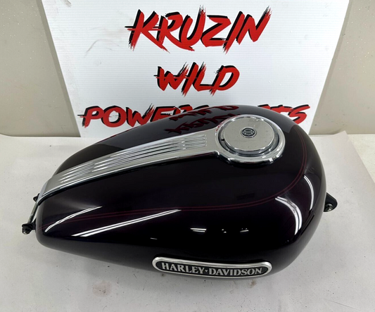 2007 HARLEY SPORTSTER CUSTOM Purple Gas Fuel Tank OEM EFI