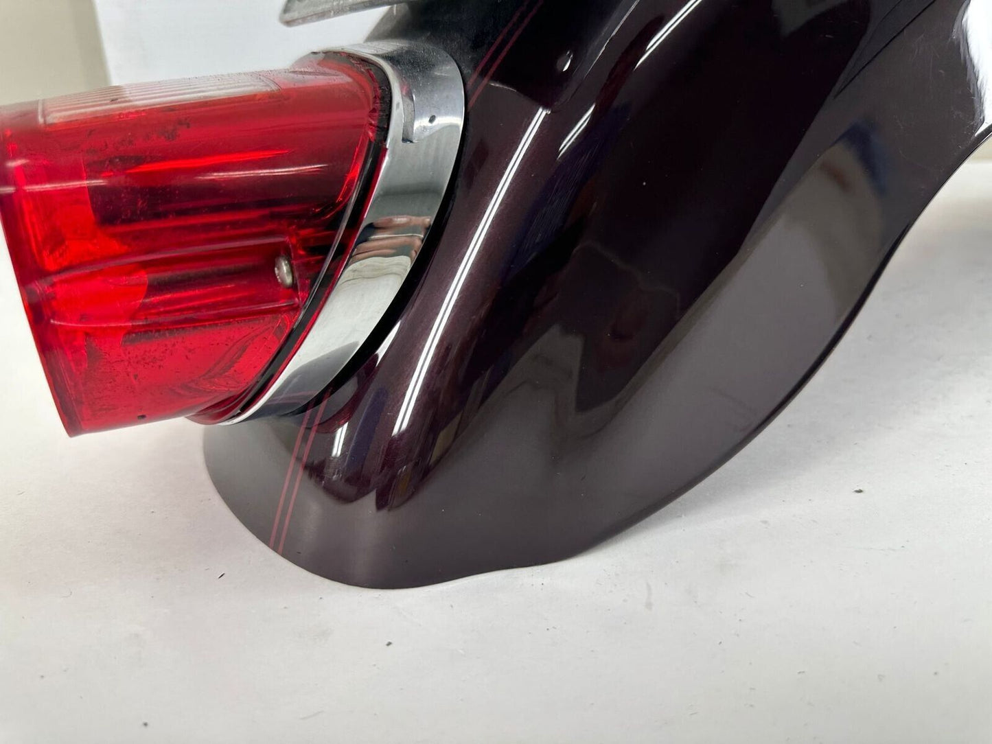 2007 HARLEY SPORTSTER CUSTOM Purple Rear Fender + Brake Light