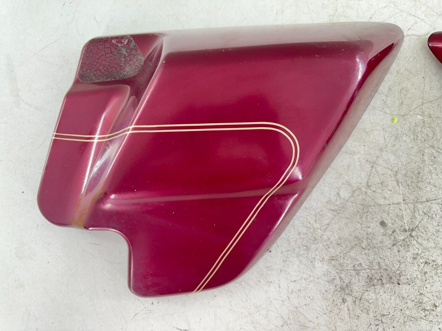 2004 HARLEY FLH ELECTRA GLIDE Right Left Side Cover Fairing Red 66250-97