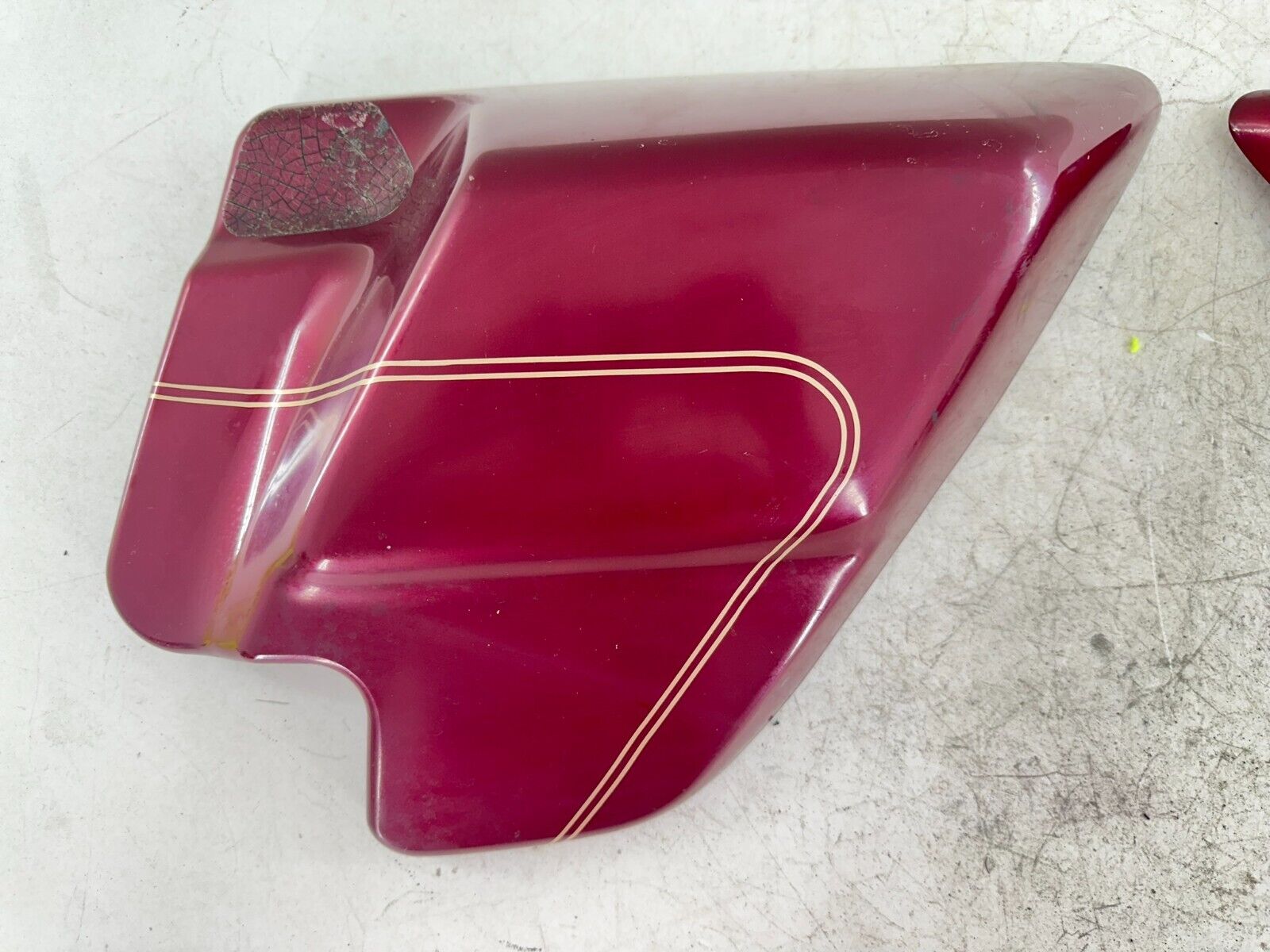 2004 HARLEY FLH ELECTRA GLIDE Right Left Side Cover Fairing Red 66250-97