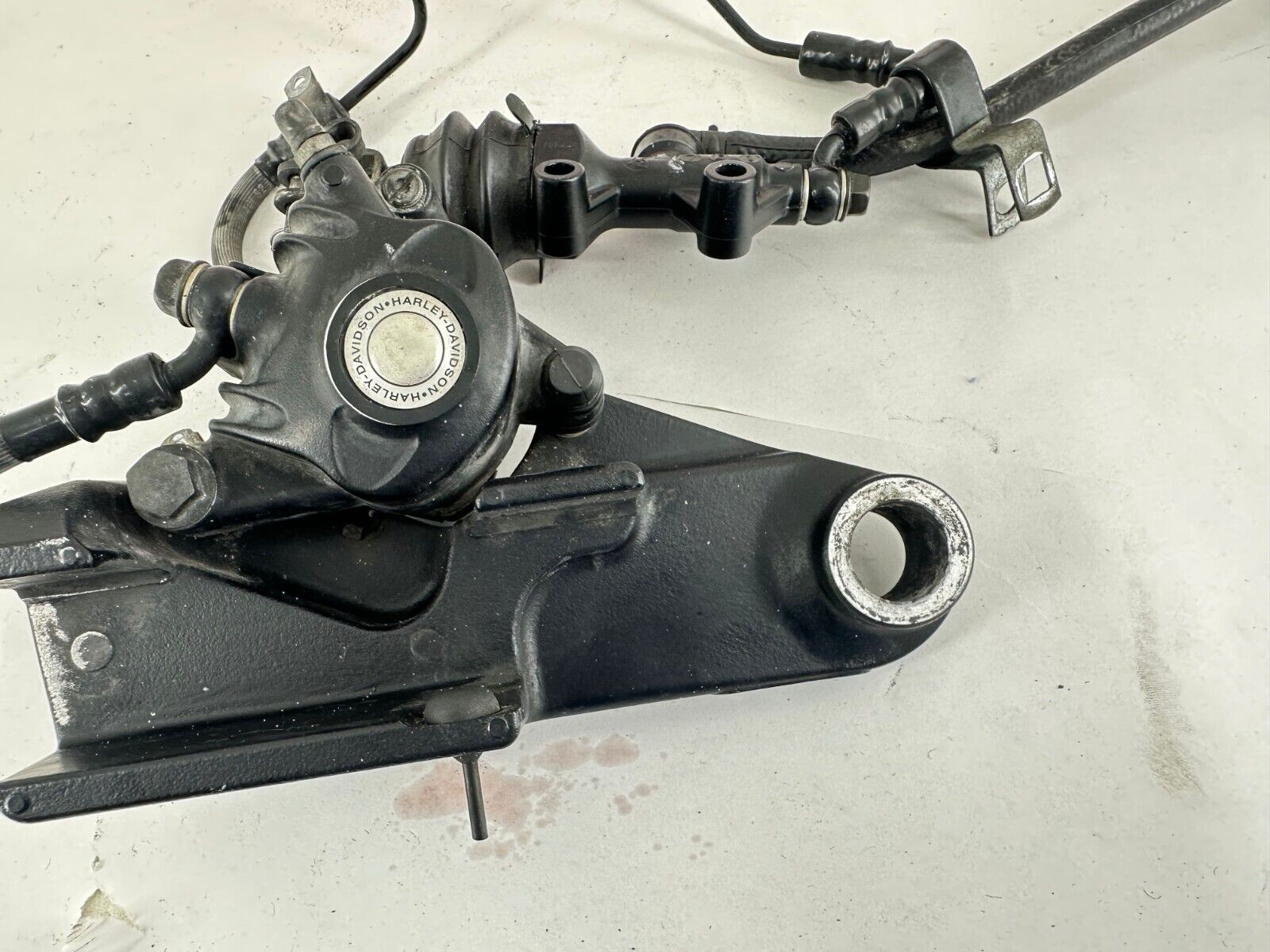 2007 HARLEY SPORTSTER CUSTOM Rear Brake Caliper + Master Cylinder