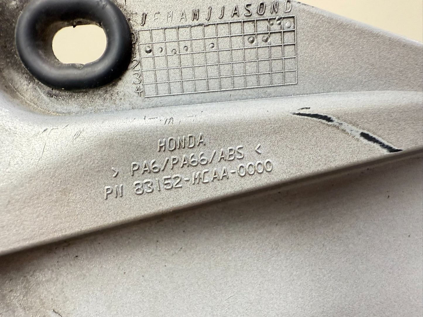 2002 Honda Goldwing GL1800 Front Dash Gas Tank Stereo Radio Fairing Cover Cowl