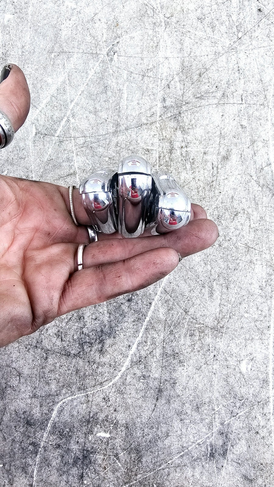 1998 HARLEY FLH ROADKING Chrome Frame Clamp Clutch Cable Brackets