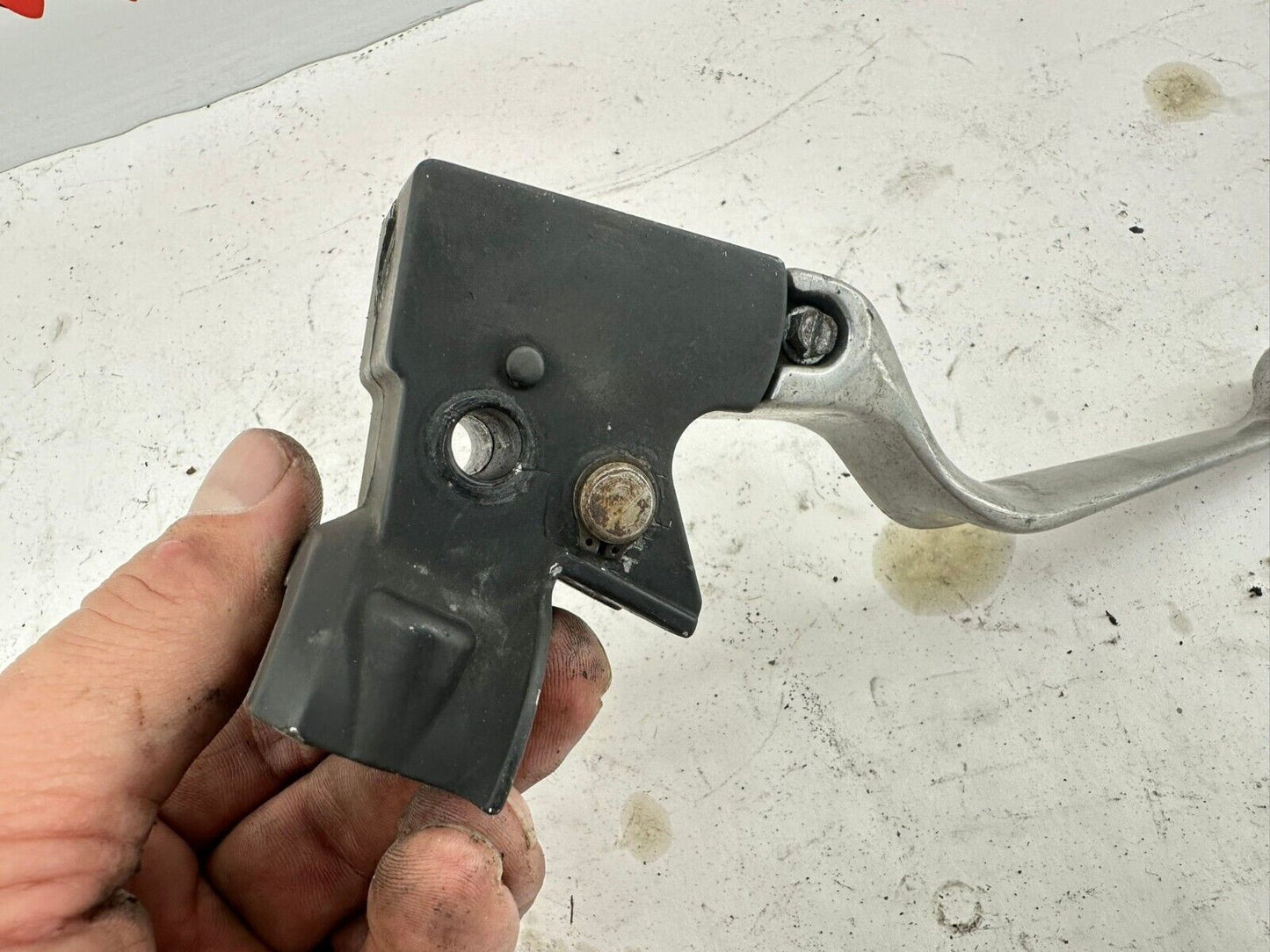 1990 HARLEY ELECTRA TOUR GLIDE Clutch Lever + Perch MTG Bracket