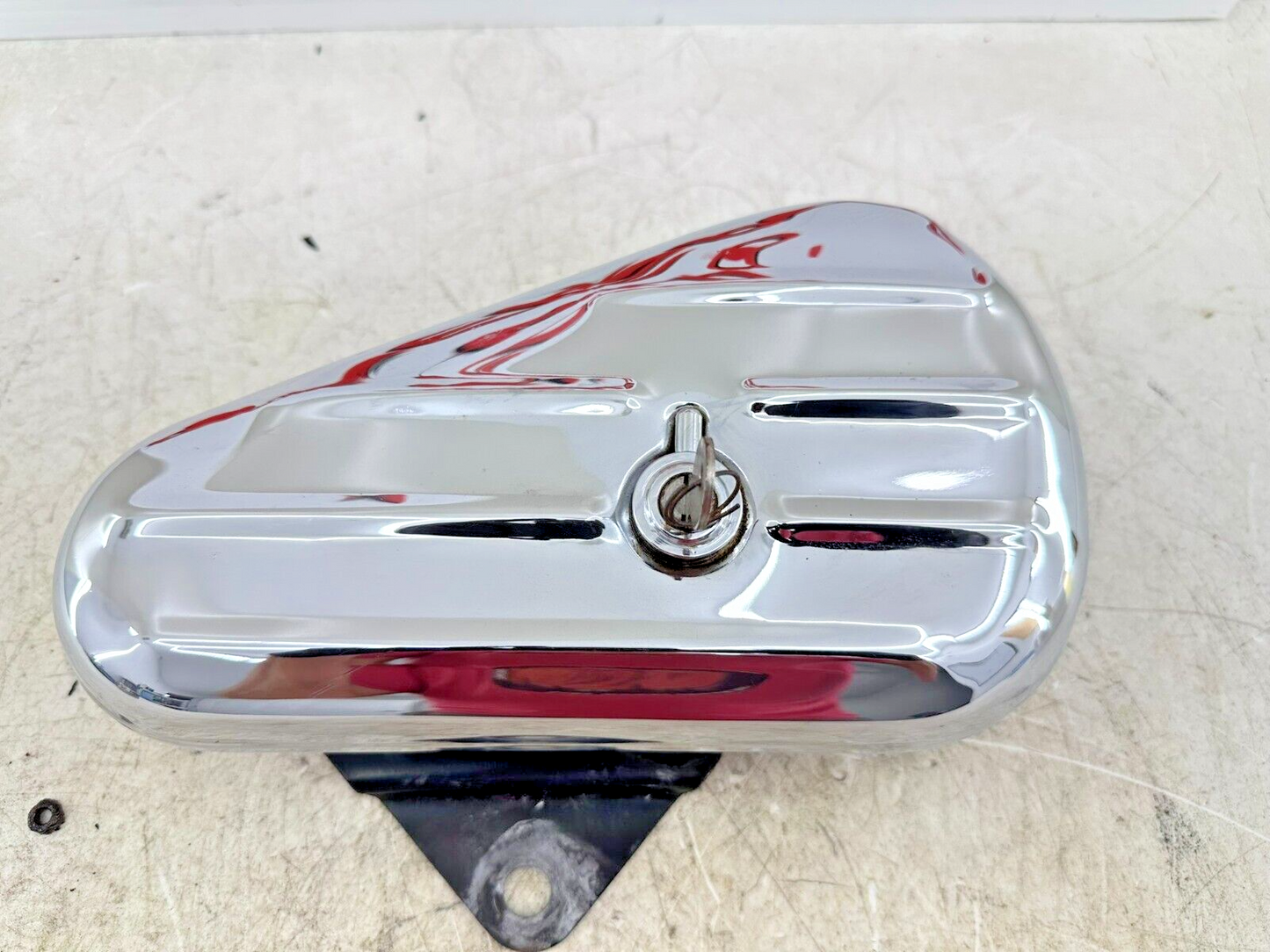 1995 HARLEY SOFTAIL Chrome OEM HD Toolbox Saddlebag Right Side