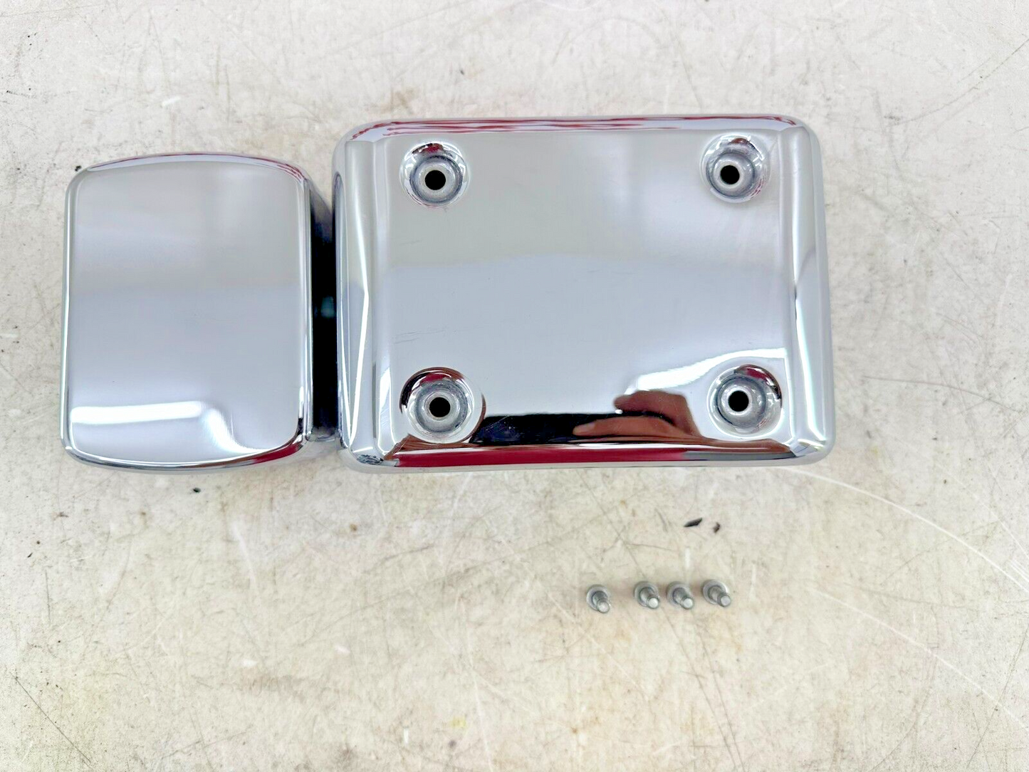 1999 HARLEY DYNA Chrome Left Ignition Coil ECM Fuse Box Cover