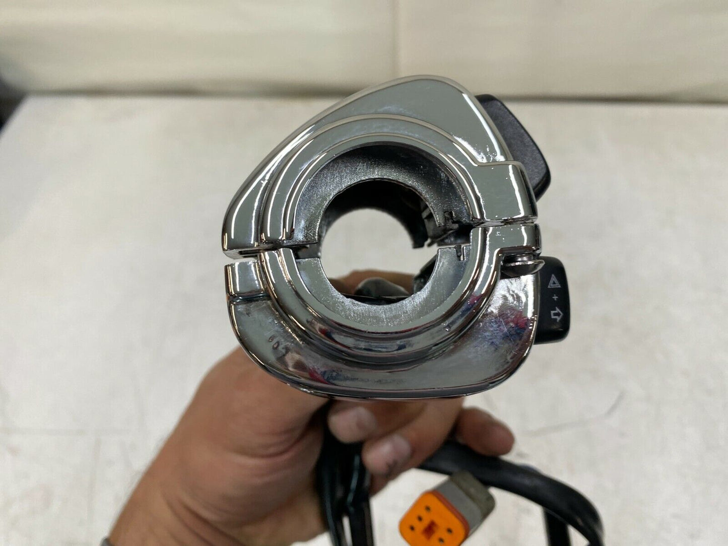 2001 Harley Davidson Dyna Sportster Chrome Left Hand Switch Housing & Buttons