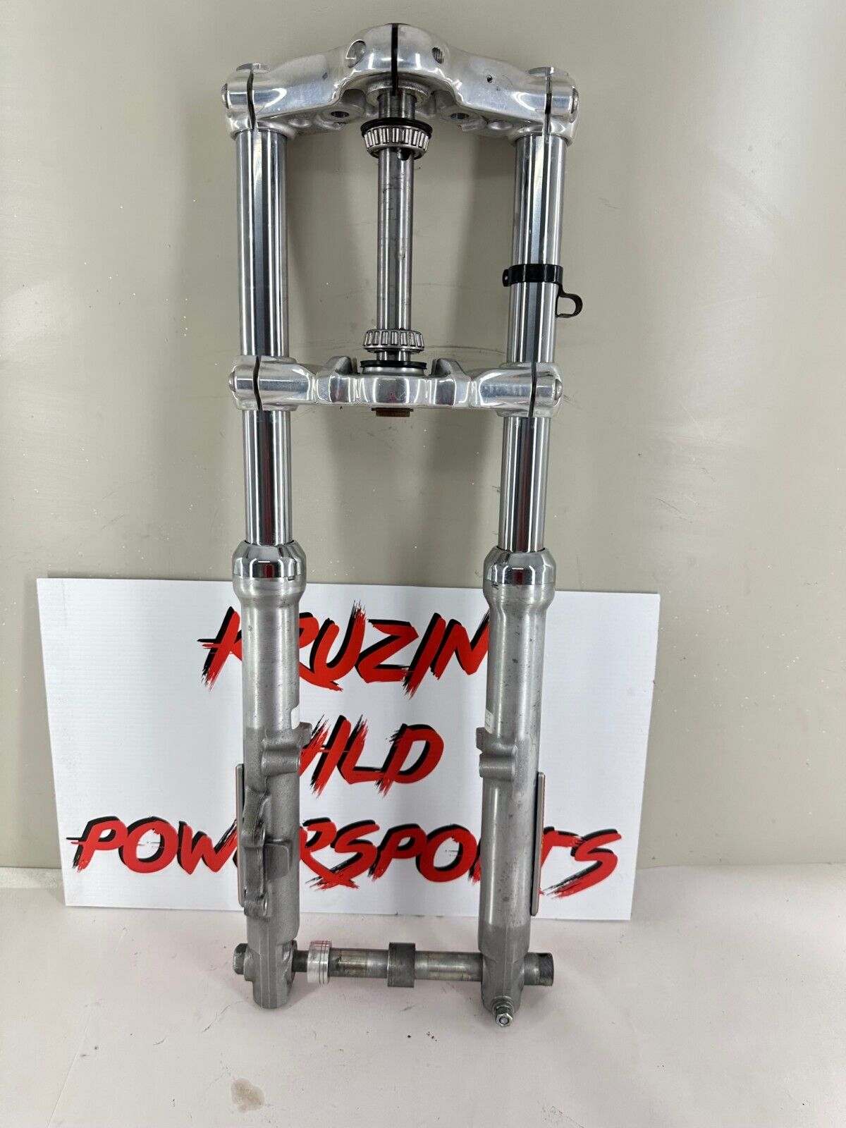 2012 HARLEY SPORTSTER CUSTOM Forks Triple Clamps Tree Front End 4K