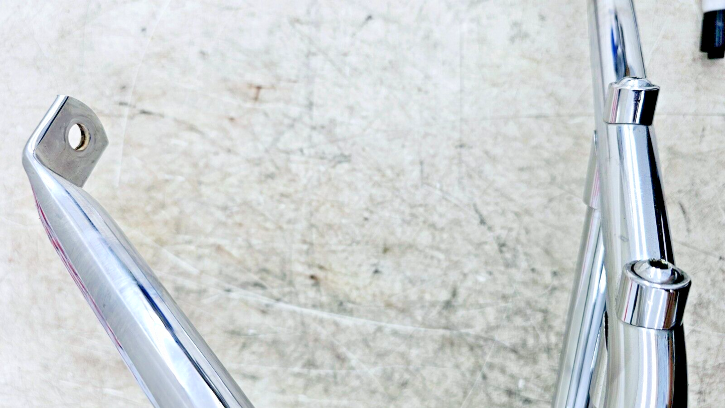 1998 HARLEY FLH ELECTRA GLIDE Chrome Left Saddlebag Surround Bumper No Rust