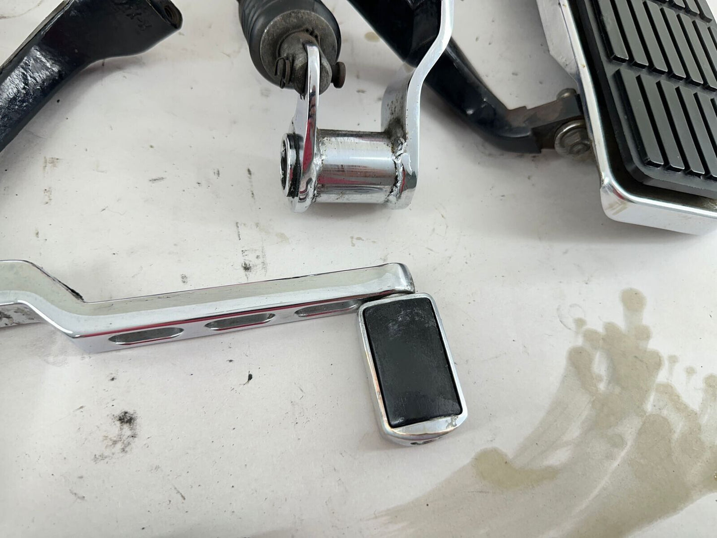 1999 HARLEY ELECTRA GLIDE Driver Floor Boards Shifter Brake Pedal + Master