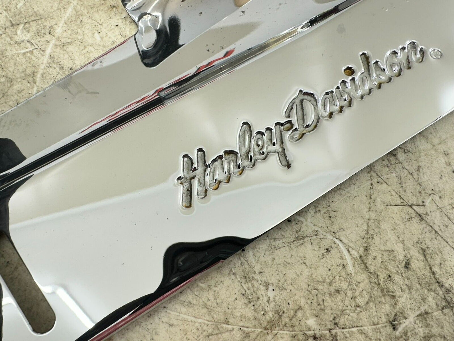 2002 HARLEY DYNA LOW RIDER Chrome Lower Belt Cover + Plastic Guard