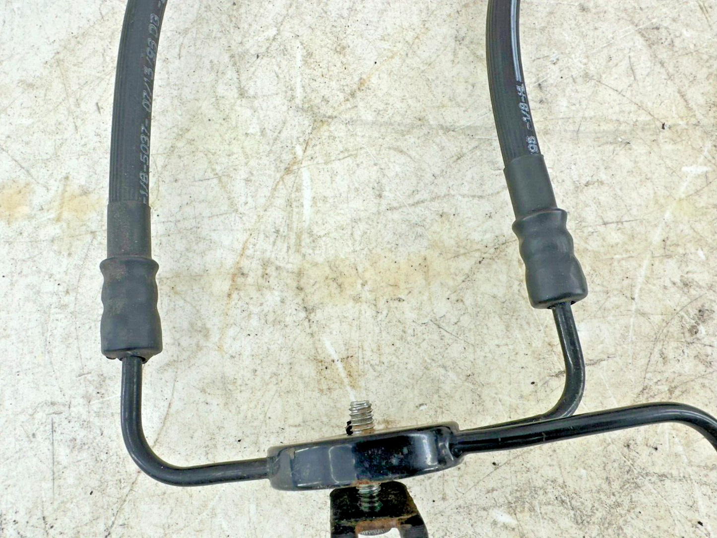 1997 HARLEY DYNA 99 Down Dual Caliper Hose + 11/16 Master Cylinder