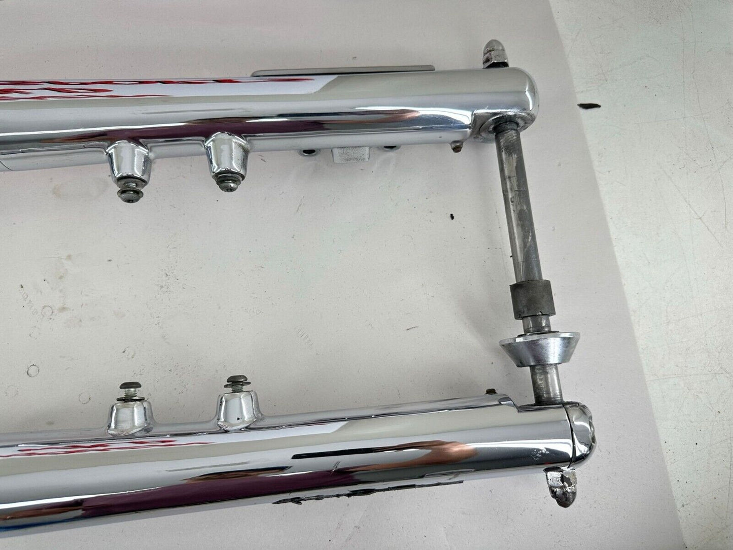 2003 HARLEY SOFTAIL DEUCE Chrome Front Forks Triple Clamps