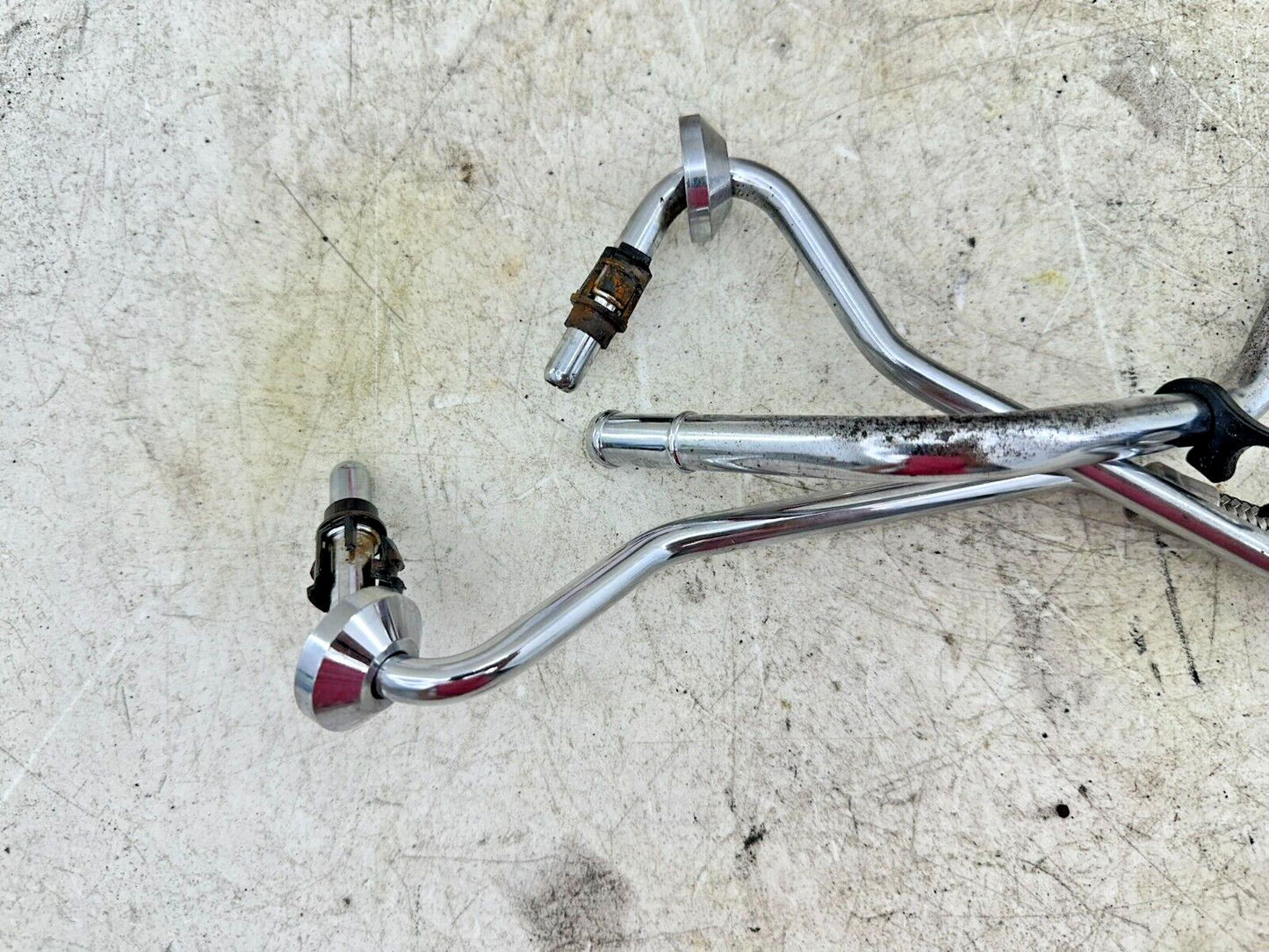 2002 HARLEY SOFTAIL OEM HD Oil Tank Sack Bag + Hard Lines Hoses