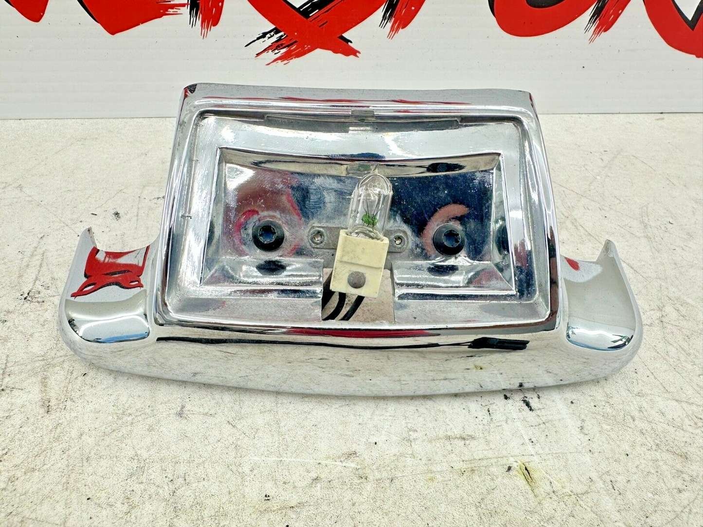 1999 HARLEY FLH ELECTRA GLIDE Chrome Rear Fender Trim W/ Light