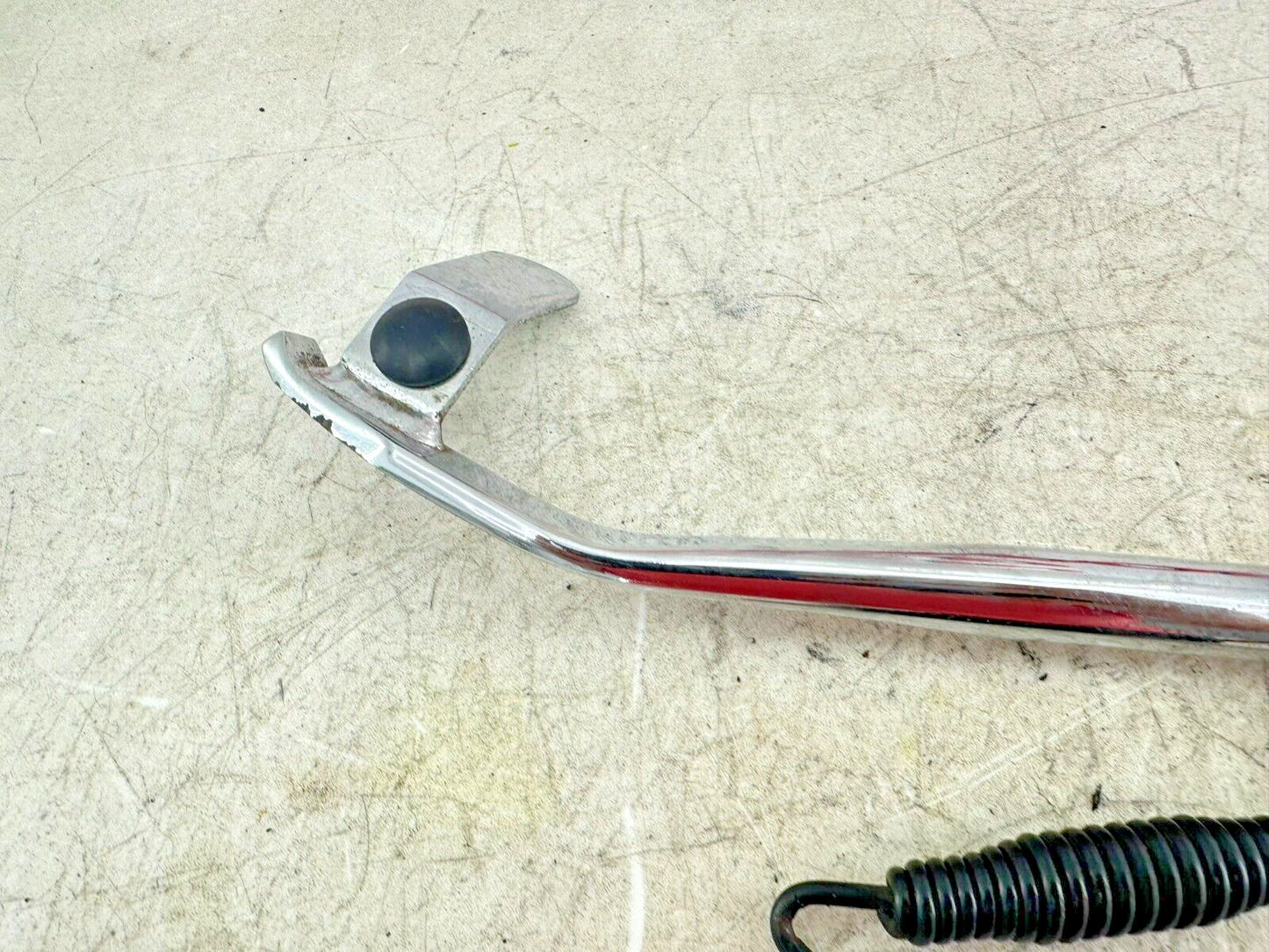 2006 HARLEY SOFTAIL DELUXE OEM HD Chrome Kickstand Kick Side Stand