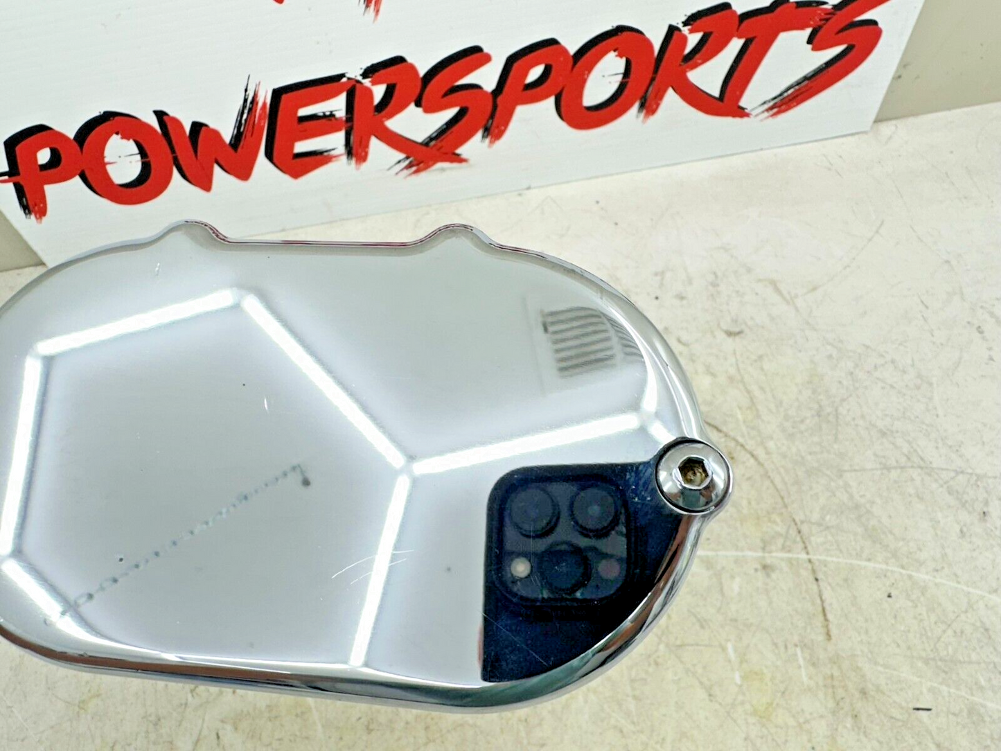 1999 HARLEY SOFTAIL Chrome Transmission Gearbox Right Side Cover