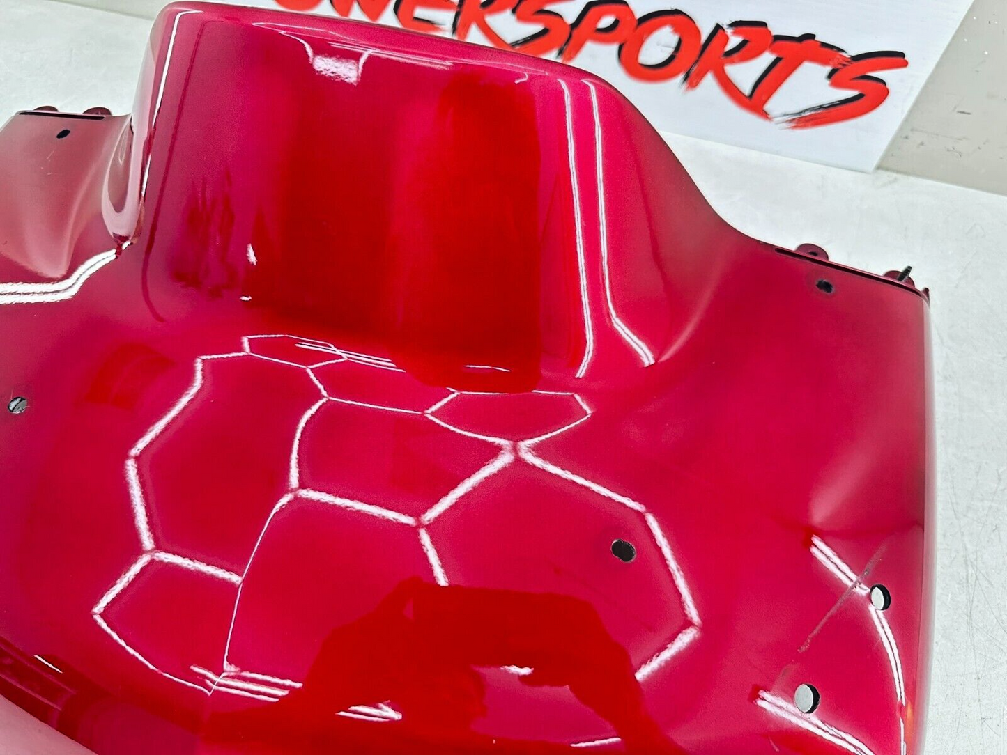 2004 Honda Goldwing GL1800 Rear Upper Top Trunk Lid Cover Fairing Red