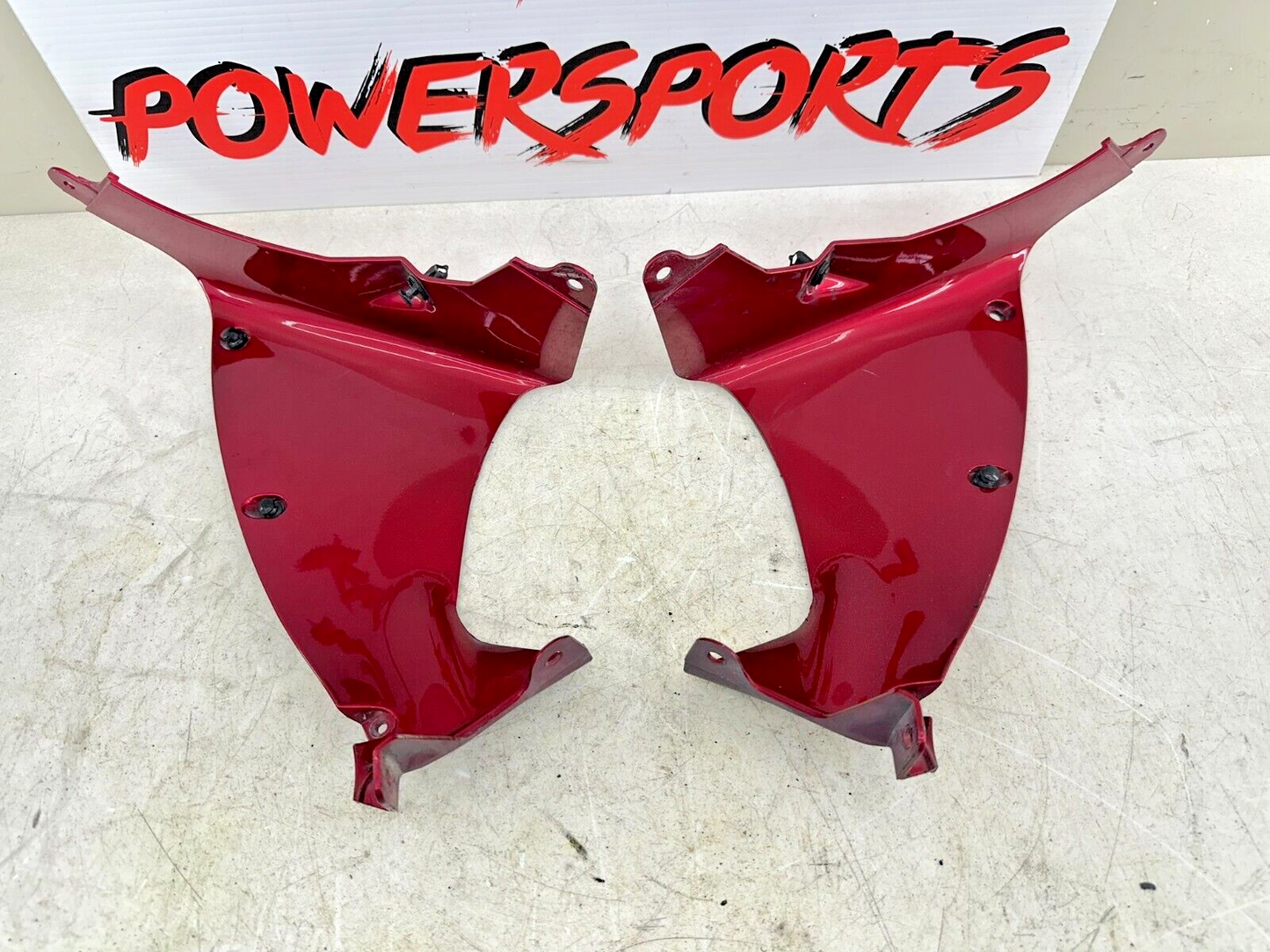 2004 Honda Goldwing GL1800 Red Right Left Inner Cowling Fairing Filler Panel