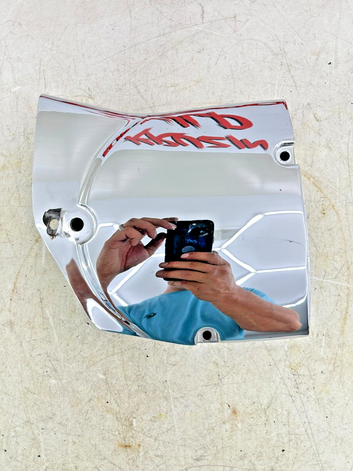 2004 UP HARLEY DAVIDSON SPORTSTER Chrome Right Engine Motor Sprocket Cover Case