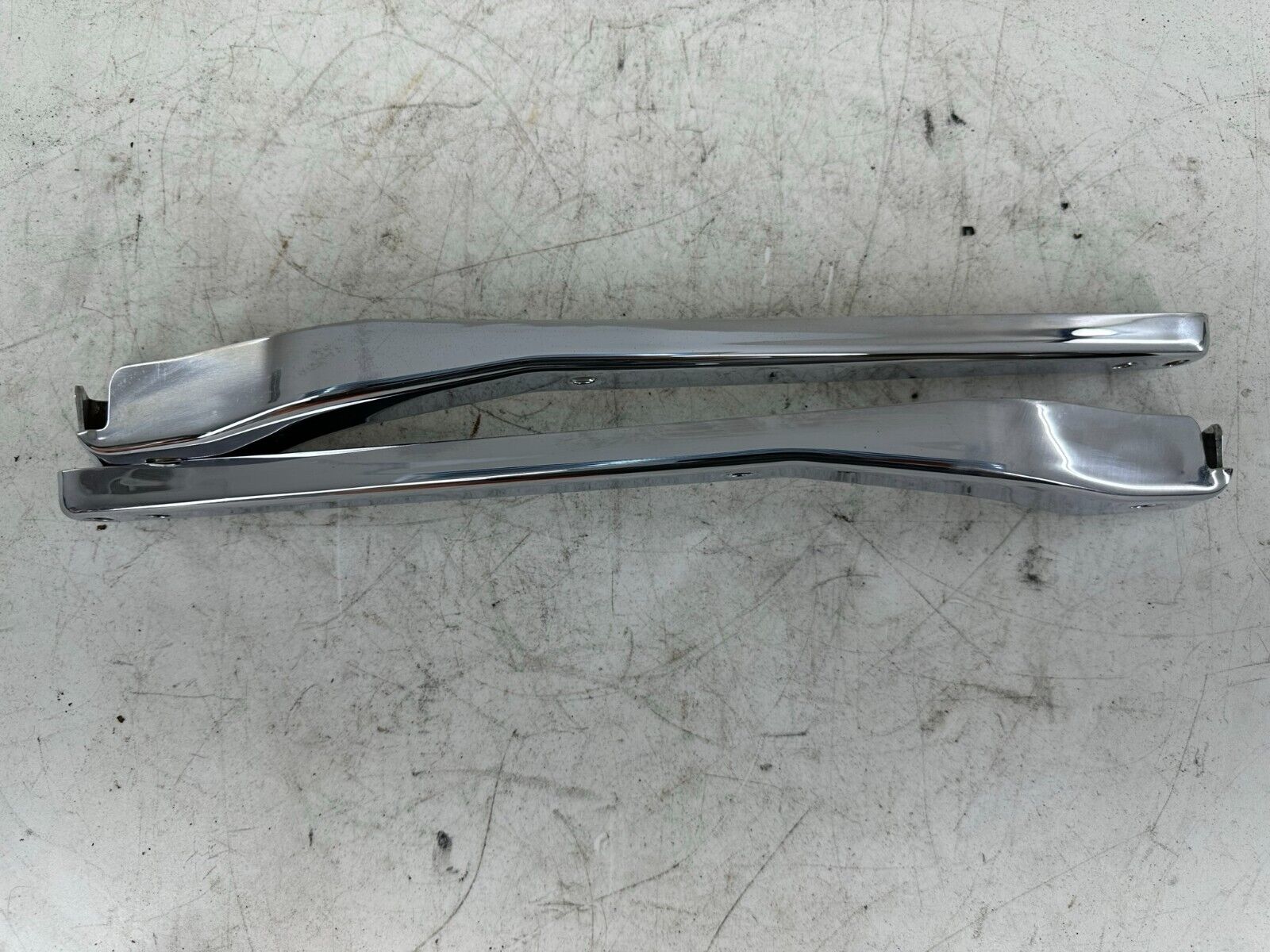 1999 HARLEY DAVIDSON DYNA CHROME RIGHT LEFT REAR FRAME STRUT ARM COVERS