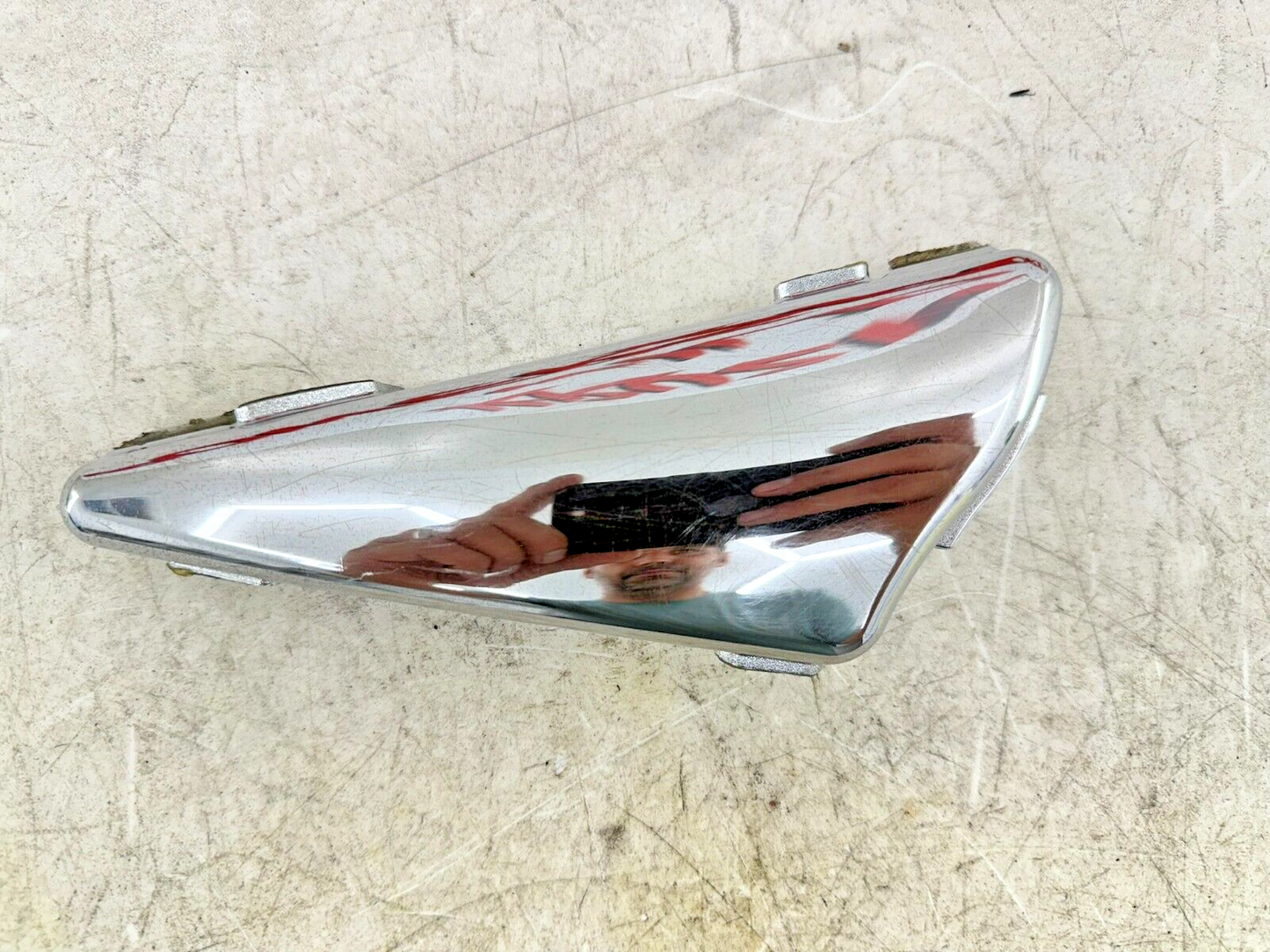 2003 Harley Davidson V Rod VRSCA Chrome Left Side Triangle Cover Panel