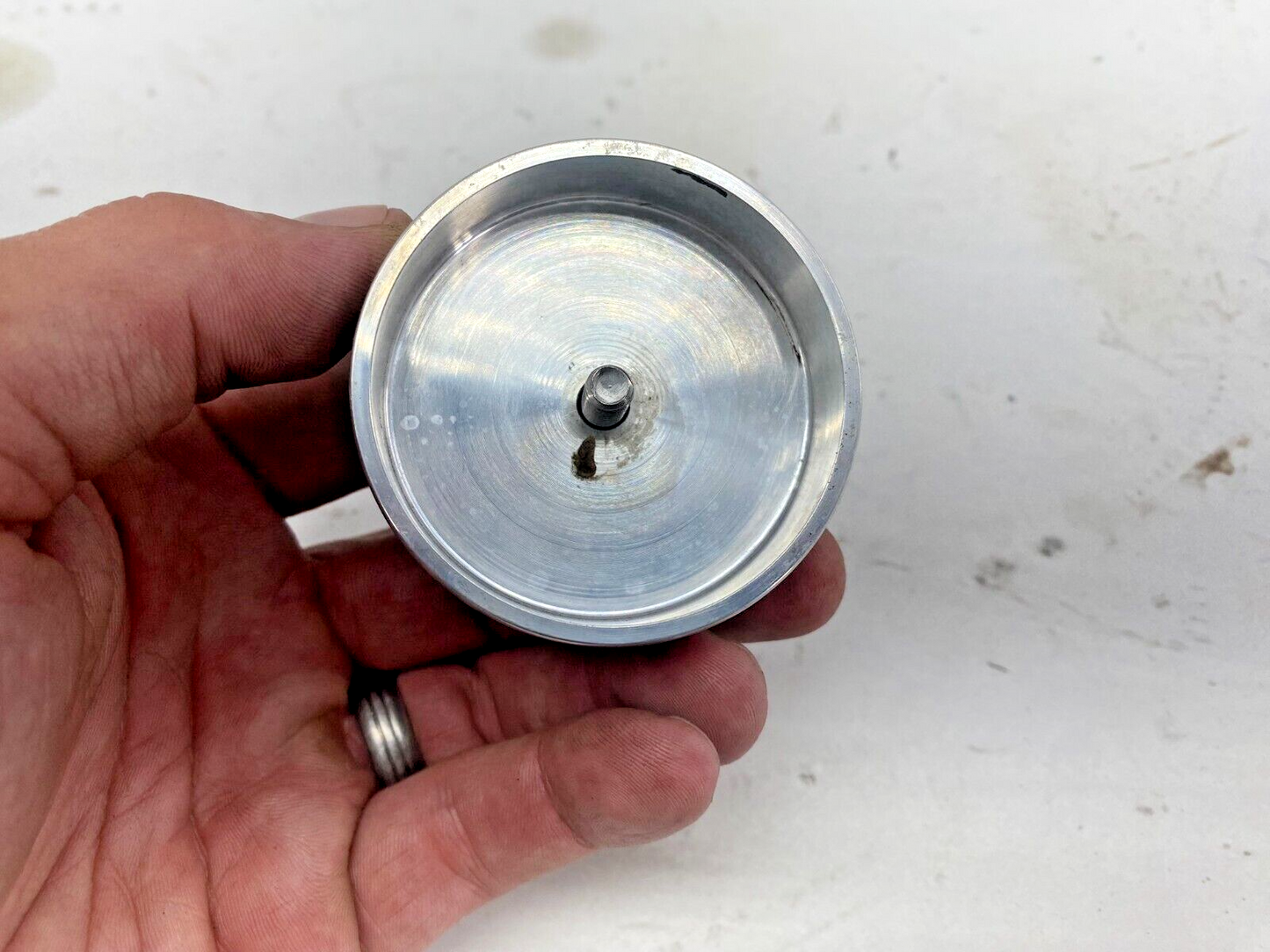 2003 HARLEY DAVIDSON SOFTAIL Fork Bolt Threaded Cover w/ Clock Watch
