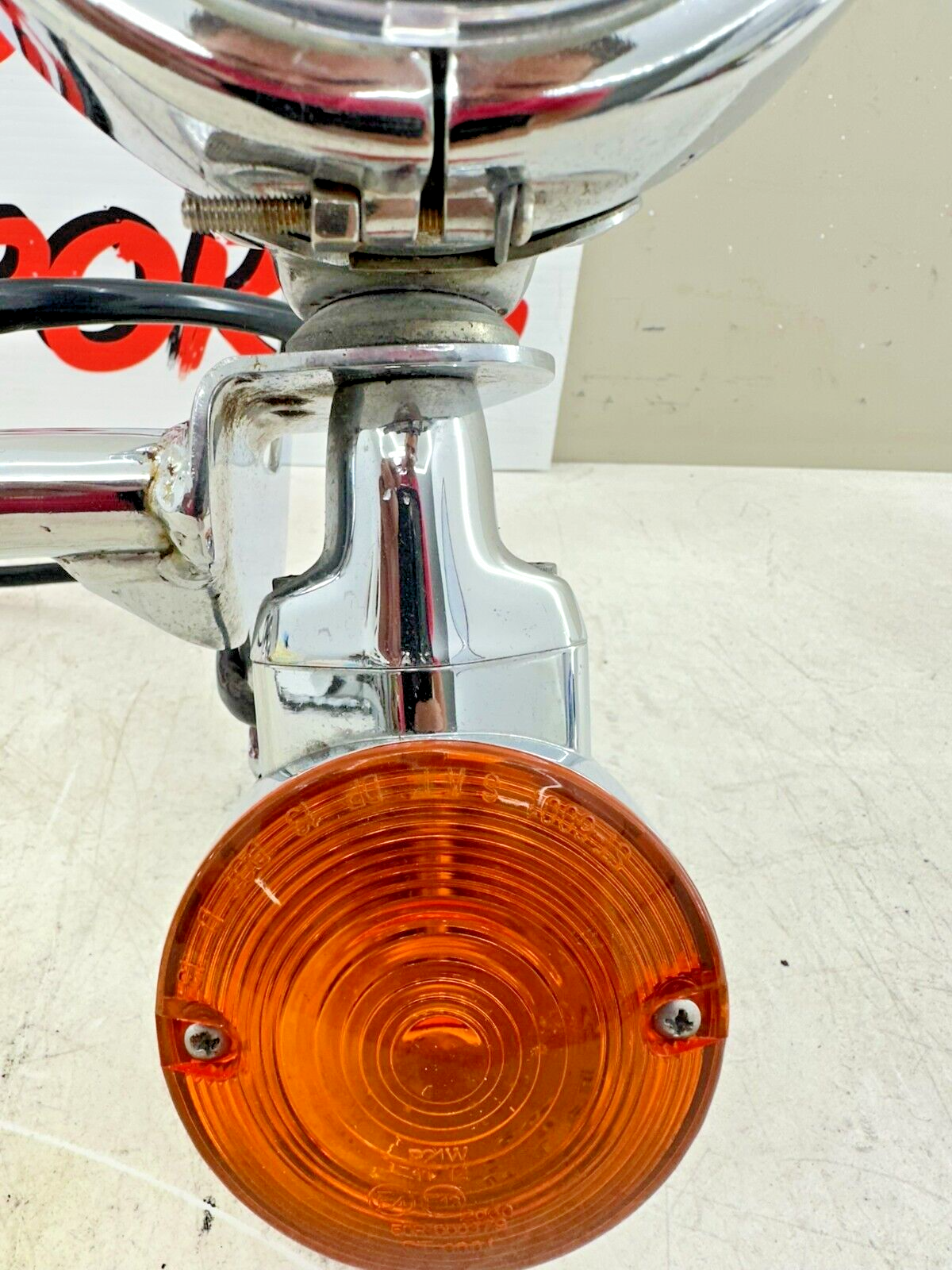 2003 HARLEY ELECTRA GLIDE classic Chrome Fog Highway Turn Signal Light Bar