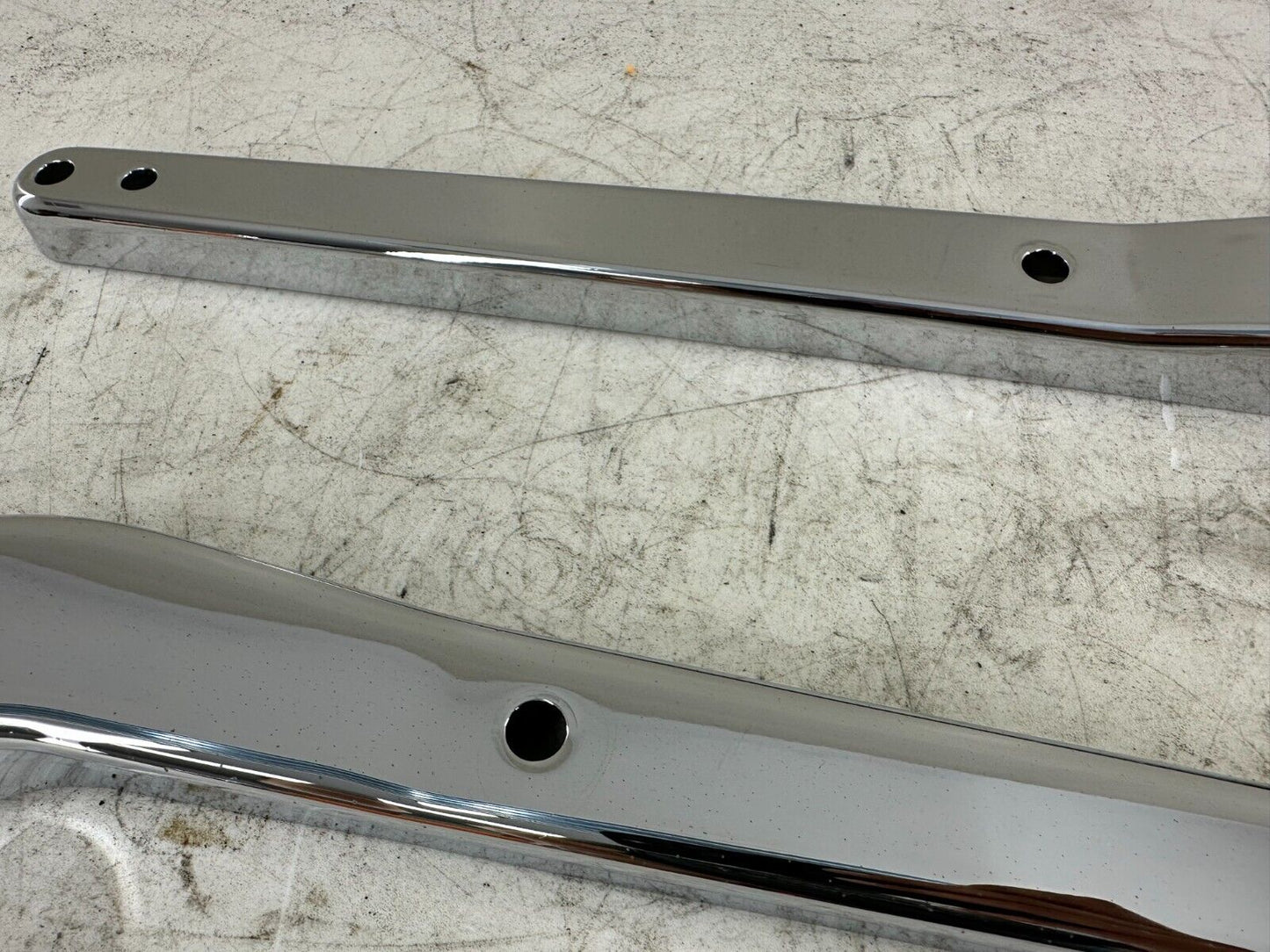1999 HARLEY DAVIDSON DYNA CHROME RIGHT LEFT REAR FRAME STRUT ARM COVERS