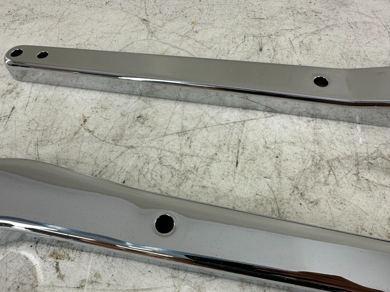 1999 HARLEY DAVIDSON DYNA CHROME RIGHT LEFT REAR FRAME STRUT ARM COVERS