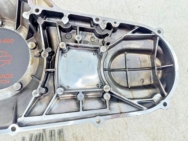 1999 HARLEY FLH ELECTRA GLIDE Chrome Outer Primary Clutch Cover Case Housing