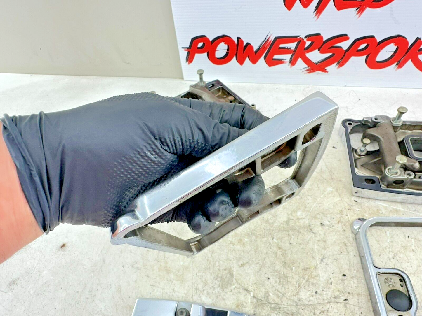 1995 HARLEY SOFTAIL Chrome 3 Piece Evo Rocker Box Valve Head Cover