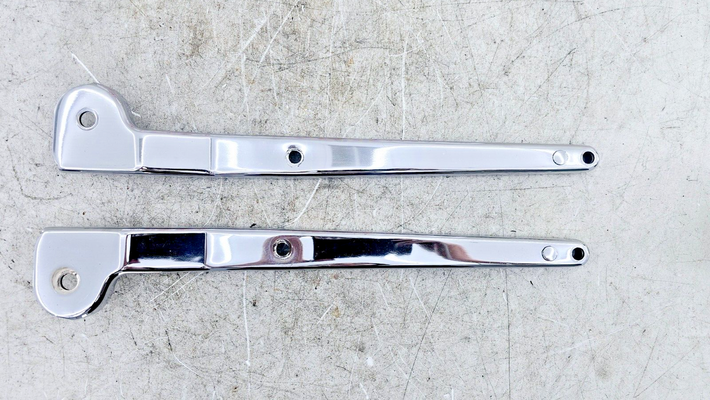 1995 HARLEY DYNA CONVERTIBLE Chrome Rear Fender Frame Strut Arm Bars