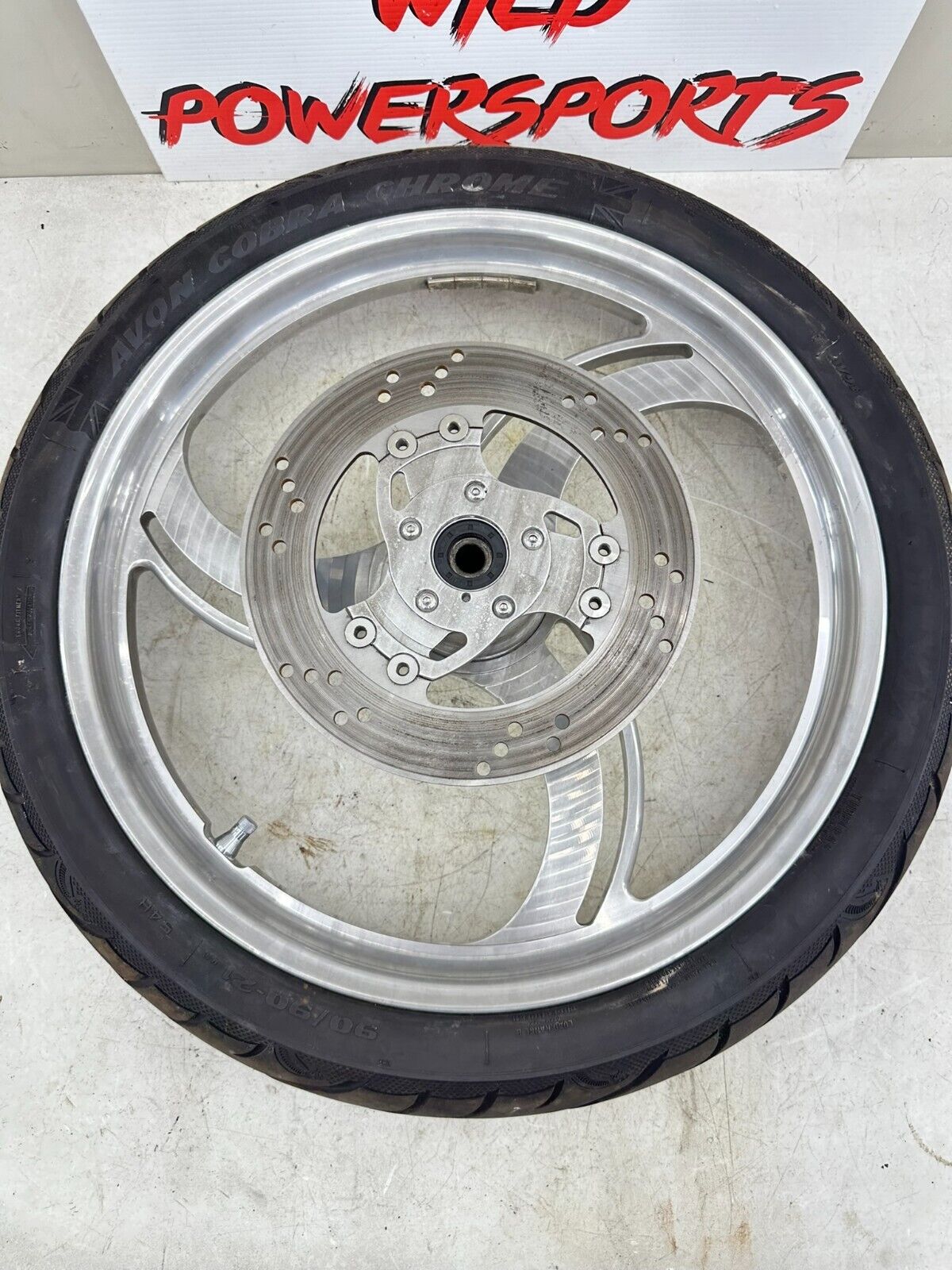 1999 HARLEY SOFTAIL 21" Front Wheel Rim Tire Mag 3 Spoke