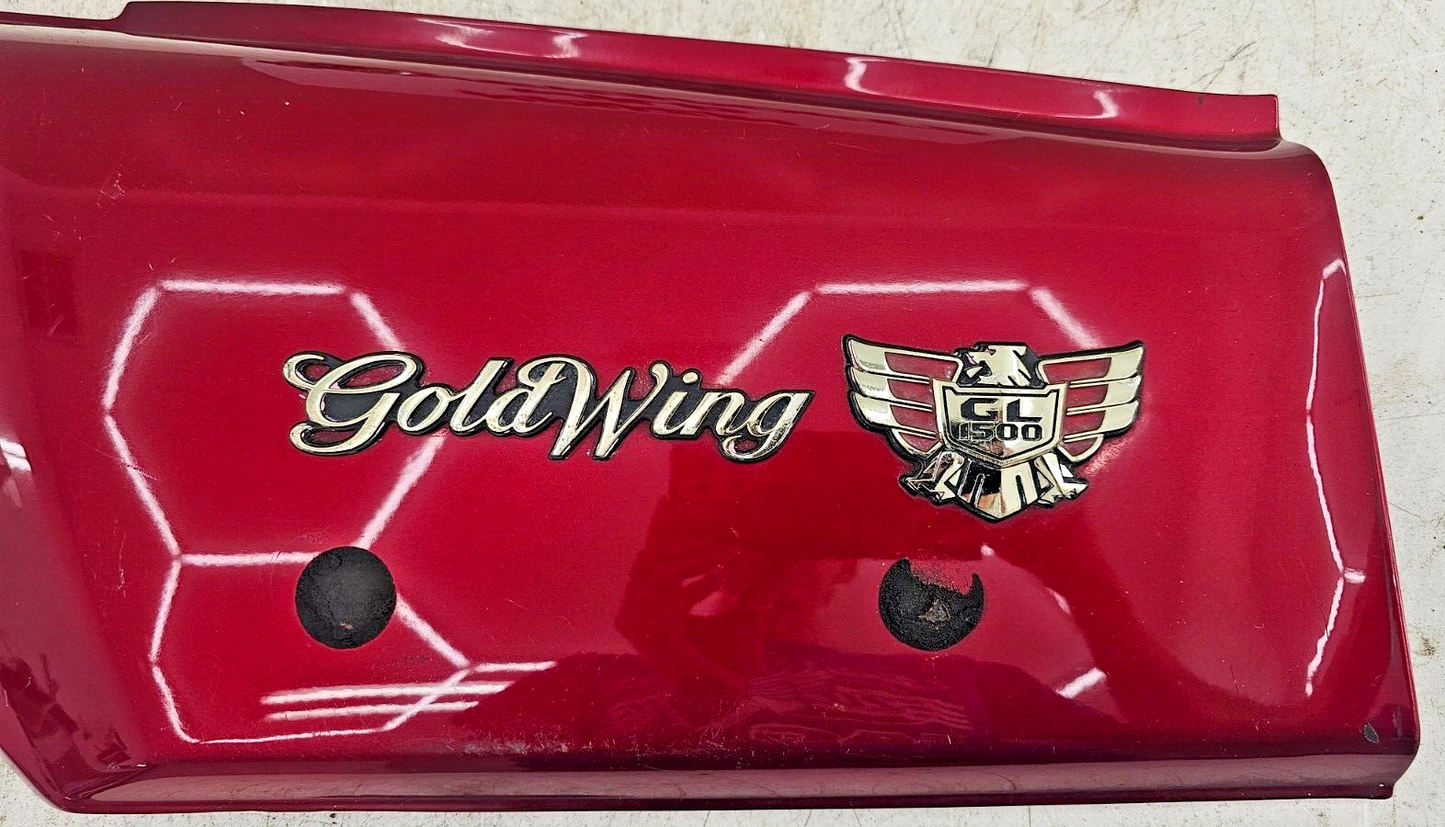 1993 HONDA GOLDWING GL1500 Left Side Cover Fairing Cowl Panel Red Fuse Box