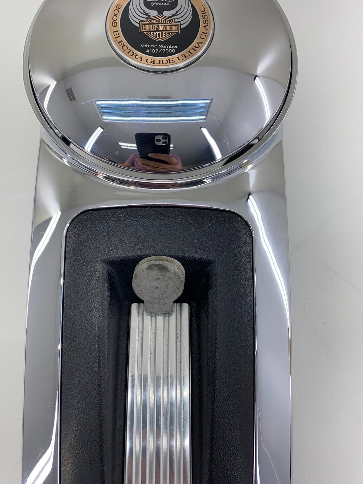 2008 Harley Davidson Electra Glide ANNIVERSARY LOGO GAS TANK DASH GAS CAP LID