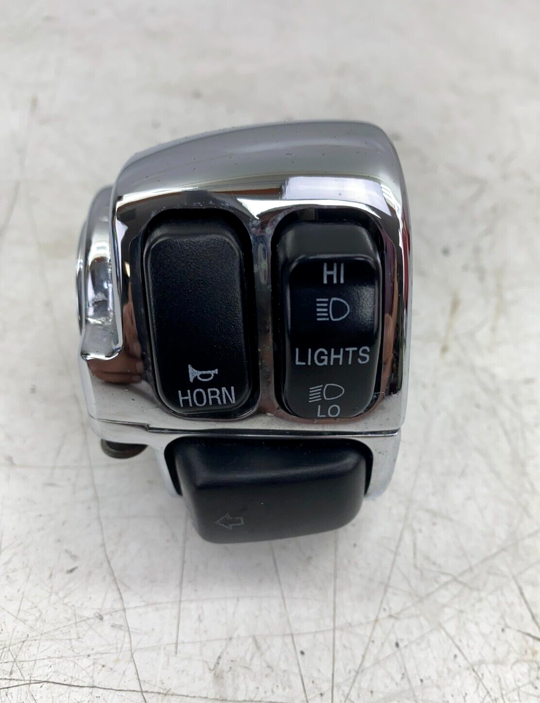 2001 HARLEY SOFTAIL DEUCE Chrome Left Hand Switch Housing Buttons