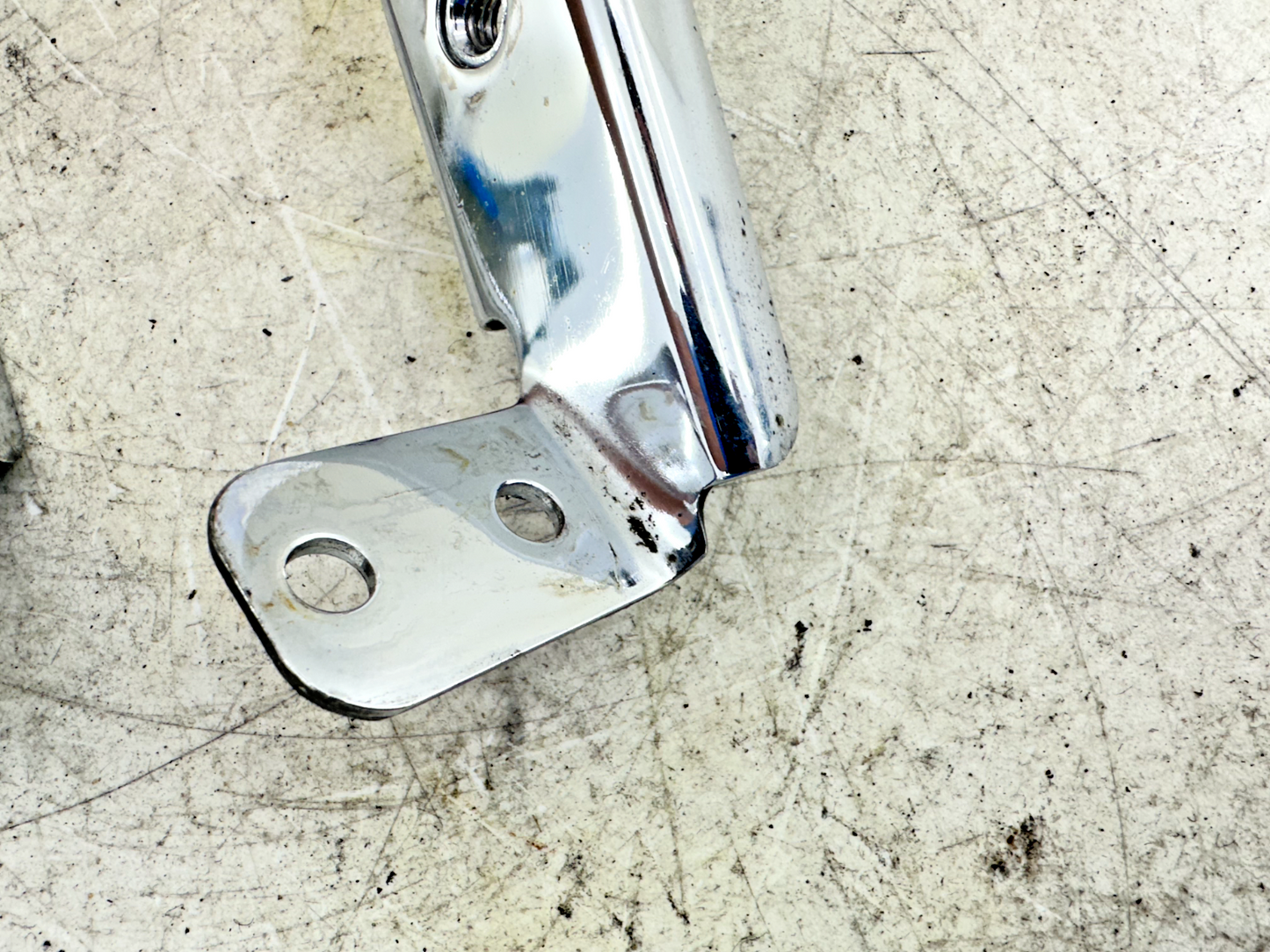2003 HARLEY ELECTRA GLIDE classic Chrome Saddlebag Mounting Frame Bars Bracket