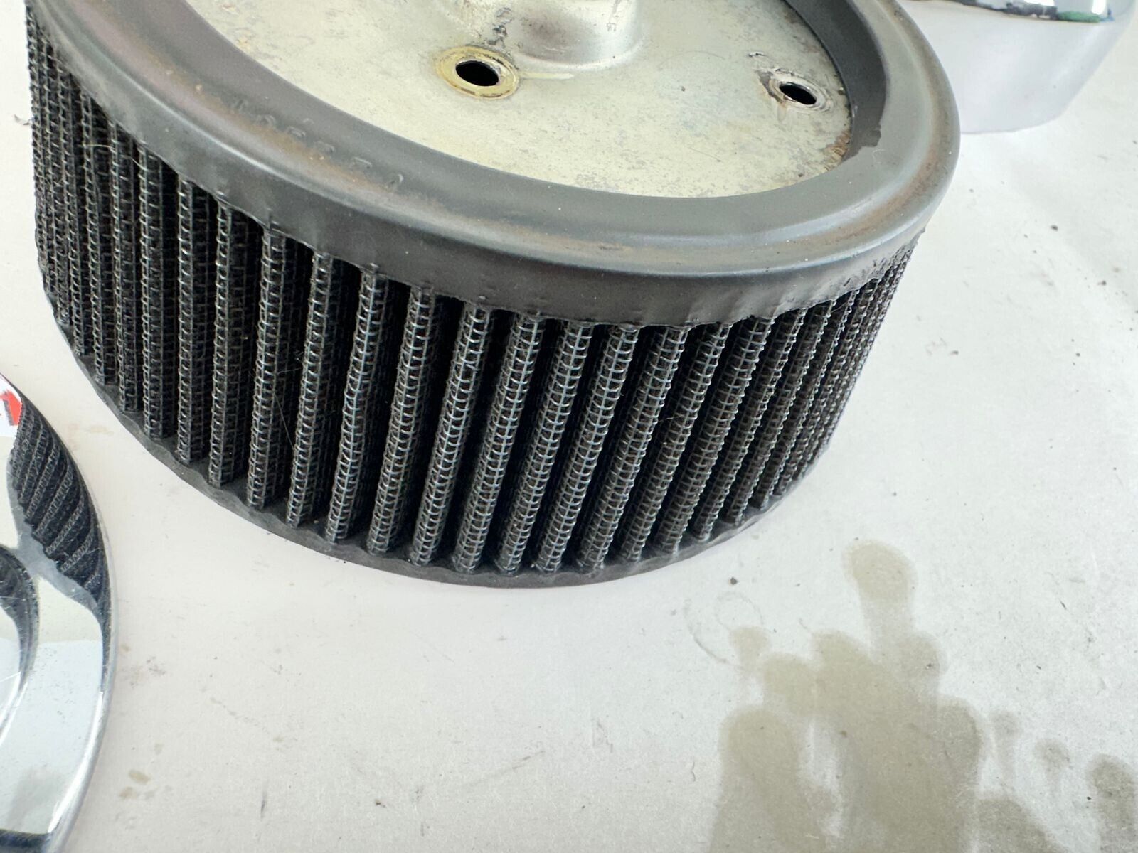 1999 HARLEY ELECTRA GLIDE Air Filter Cover + Mounting Hardware