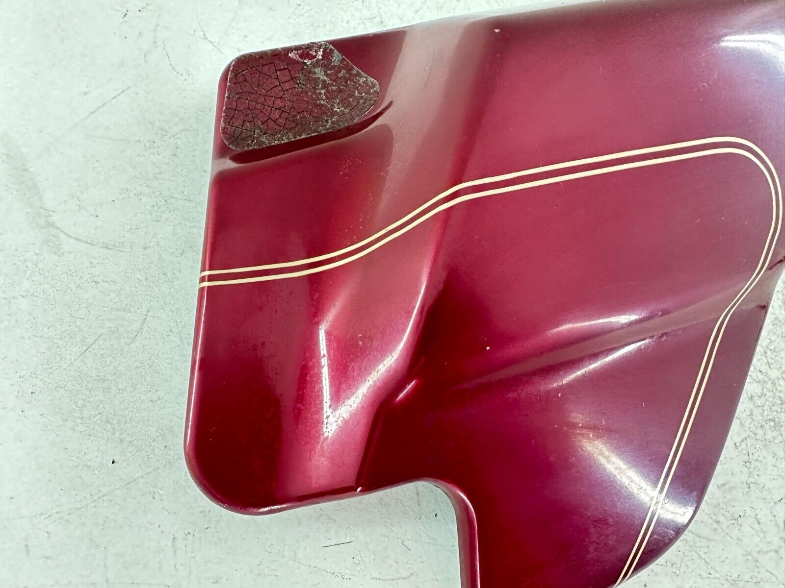 2004 HARLEY FLH ELECTRA GLIDE Right Left Side Cover Fairing Red 66250-97