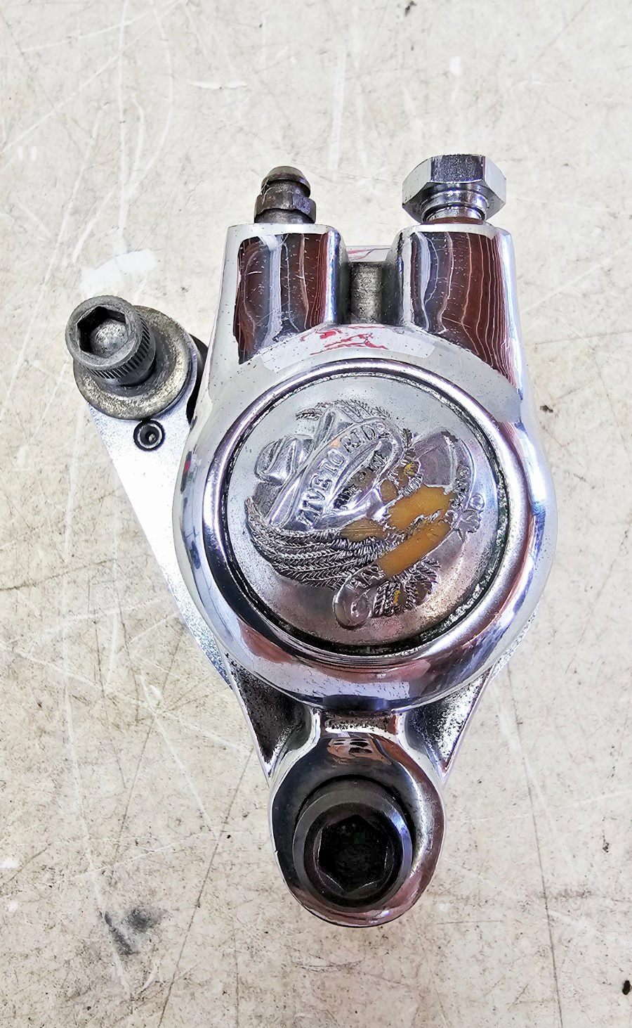 1993 HARLEY SOFTAIL Chrome Front Left Brake Caliper