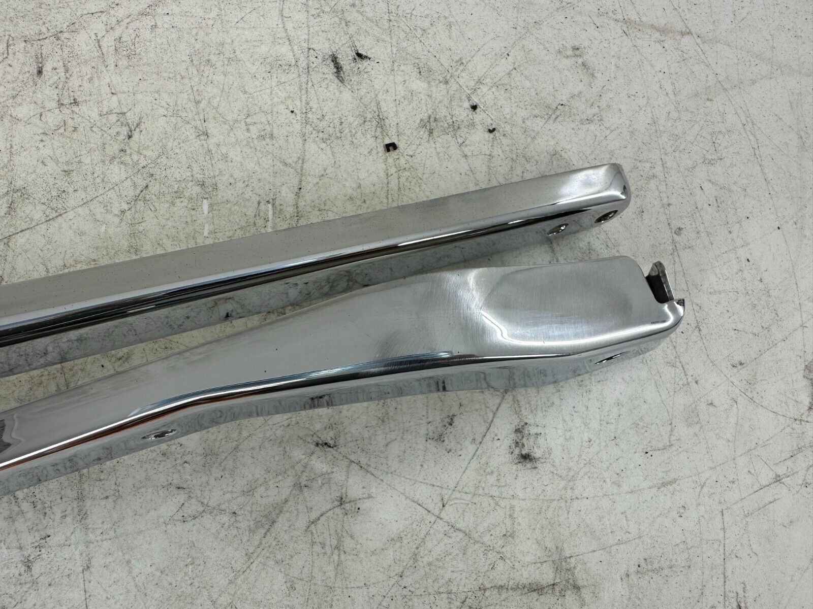 1999 HARLEY DAVIDSON DYNA CHROME RIGHT LEFT REAR FRAME STRUT ARM COVERS