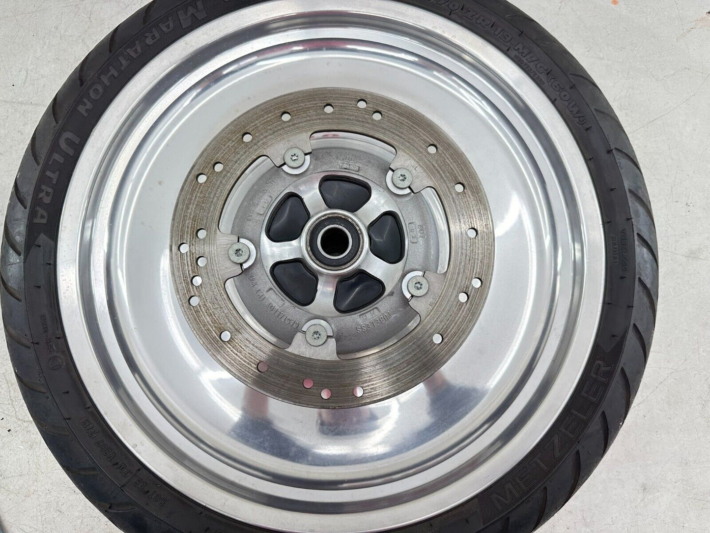 2003 Harley Davidson V Rod VRSCA 19x3 Solid Front Wheel Rim Brake Rotors