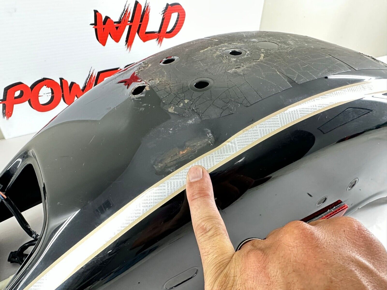 2003 HARLEY SOFTAIL DEUCE Rear Fender 100 Anniversary