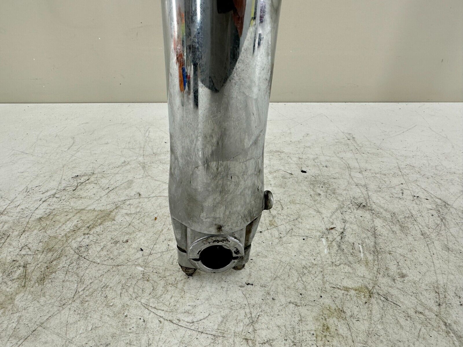 1999 HARLEY DAVIDSON SOFTAIL Front Fork Tube Chrome Lower ^Bent^ DAMAGED